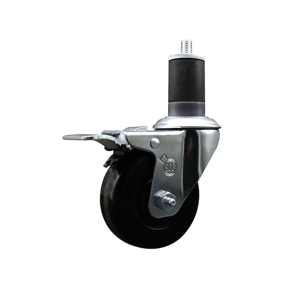 3-1/2'' Phenolic Swivel 1-5/8'' Expanding Stem Caster Total Lock Brake